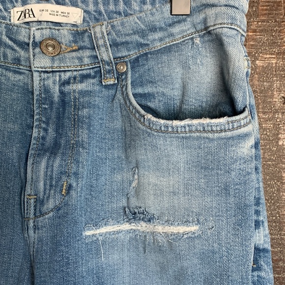 ZARA ripped distressed jeans size 30 - Picture 5 of 14
